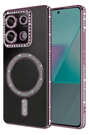 Redmi Note 13 Pro 4G Joke Simli Magneticsafe Kılıf - Pembe