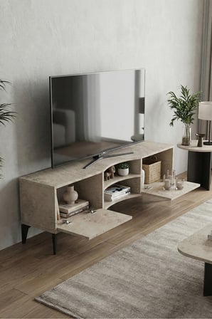 Vera TV Sehpası Suntalam Ekru 160x35