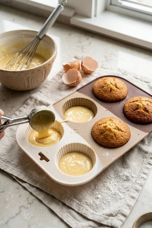 Kahve Rengi 6?lı Silikon Kek Ve Çikolata Kalıbı & Muffin Kabı Pişirme Gereci 16x25 cm