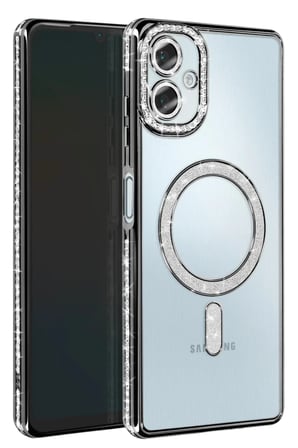 Galaxy A06 Joke Simli Magneticsafe Kılıf - Siyah