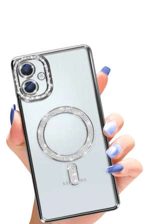 Galaxy A06 Joke Simli Magneticsafe Kılıf - Siyah