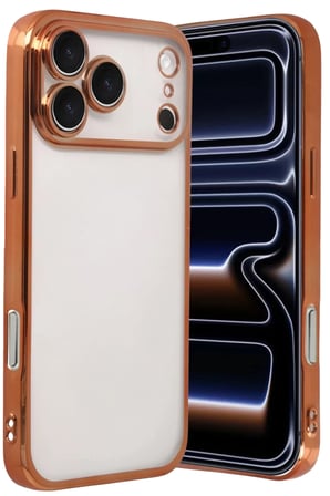 iPhone 17 Pro Razer Lensli Silikon - Turuncu