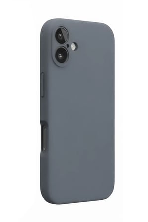 iPhone 16 Plus Kılıf Nano içi Kadife Silikon - Gri
