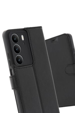Realme C75 4G Trend S Plus Kapaklı Kılıf - Siyah