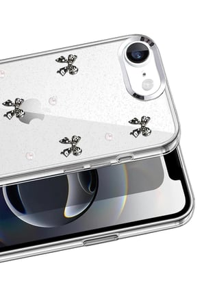 iPhone 16E Fiyonk Desenli Kapak - Desen 8