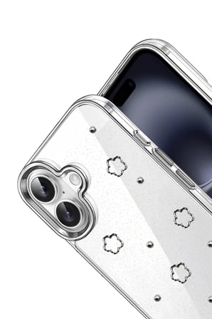 iPhone 16 Fiyonk Desenli Kapak - Desen 2
