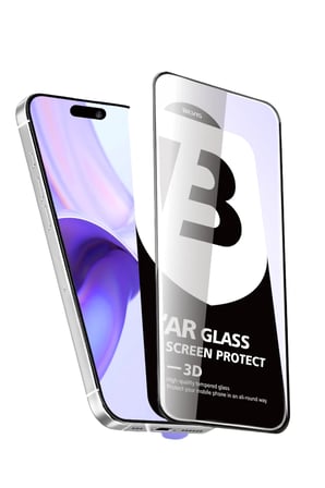 iPhone 15 Pro Max Bilvis 5D Super Clear Diamond Cam Ekran Koruyucu