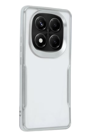 Redmi Note 14 Pro 4G Kılıf Boyi Silikon Kapak - Gümüş