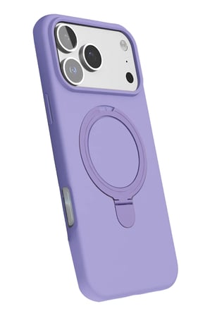 iPhone 17 Pro Max Regal Magsafe Standlı Kapak - Lila