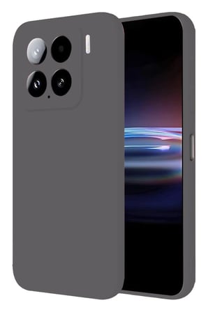 Mi 15 Pro Kılıf Nano içi Kadife Silikon - Gri