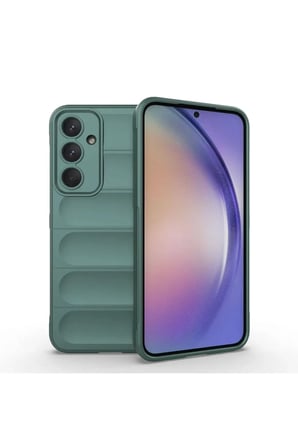 Galaxy A26 Kılıf Optimum Silikon - Koyu Yeşil