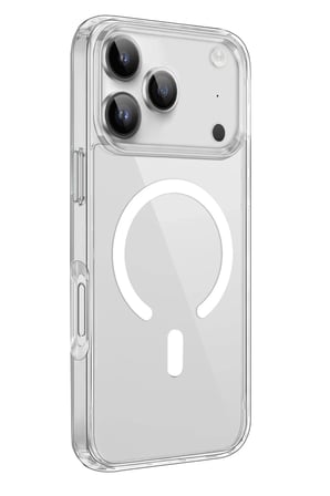 iPhone 17 Pro Kılıf Pc Real Magsafe Kapak - Şeffaf