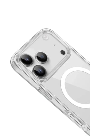 iPhone 17 Pro Kılıf Pc Real Magsafe Kapak - Şeffaf