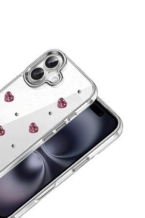 iPhone 16 Plus Fiyonk Desenli Kapak - Desen 3