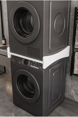 Çamaşır Makinesi Kurutma Makinesi Ara Bağlantı Tablası Üst Üste Koyma Rafı Standı 60x63,6 cm Üst üst