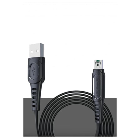 DC24 Micro USB Kablo 1.2M 4A - Siyah