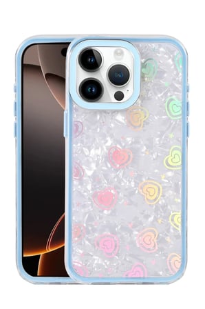 iPhone 16 Pro Lumi Desenli Kapak - Mavi
