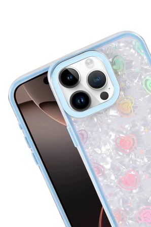 iPhone 16 Pro Lumi Desenli Kapak - Mavi