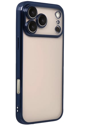 iPhone 17 Pro Max Razer Lensli Silikon - Lacivert