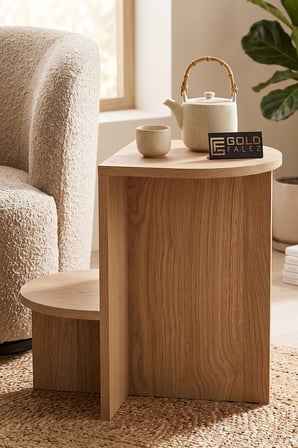 Yan Sehpa Çok Amaçlı Modern Tasarım Raflı Salon Koltuk Kenarı Sehpası Setro 6023 Sepet Diğer