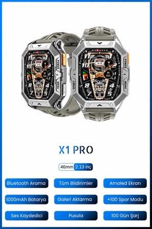 X1 Pro Akıllı Saat Diğer