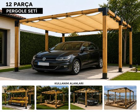 90X90X2,5 mm Pergola Garaj Sundurma Çardak Bağlantı Ekipmanları 12 Parça Mat Siyah Pergola Braketi