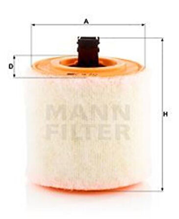MANN C16012 Hava Filtresi Astra K 1.0 Turbo 15-1.4 B16 15-1.6 CDTI 15- 13367308