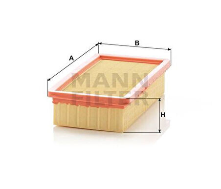 Mann C2571 Hava Filtresi Tempra Tıpo 155 159 1.6 2.1