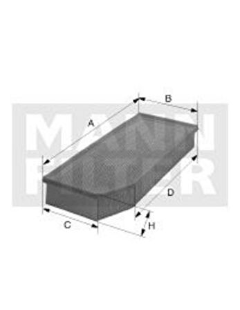 MANN C28037 Hava Filtresi BMW G30 G11 G12 B46 B48 B47 B57 13718691835