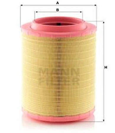 MANN C32004 Hava Filtresi Iveco Stralis Cursor 9 11 13 Euro6 Motorlar C32004