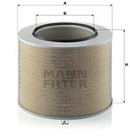 MANN C421729 Hava Filtresi Uzun Tip M-Benz Actros 1831-1840 MP2-MP3 Om501-501 30949104