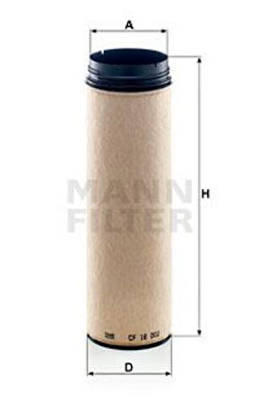 MANN CF16002 Hava Filtresi İç MAN TGX-Tgs Euro 6 16- 81084050036