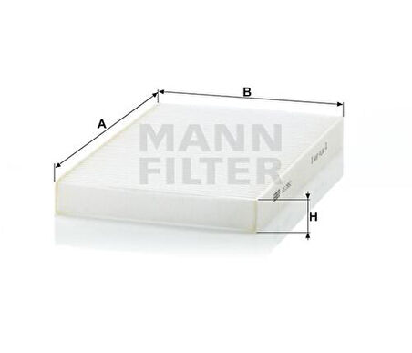 MANN CU2952 Polen Filtresi Daily 2.3 3.0 IV V 06-13 500086267