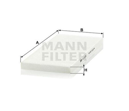 MANN CU3138 Kabin Filtresi Fiat Punto I 176 1.2 60 60Hp 03 94-06 00 46721374
