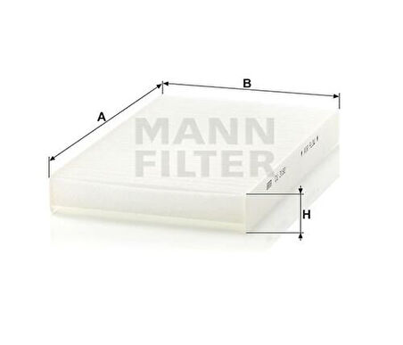 MANN CU3192 Polen Filtresi Audi A100 A6 88-10 4A0819439A