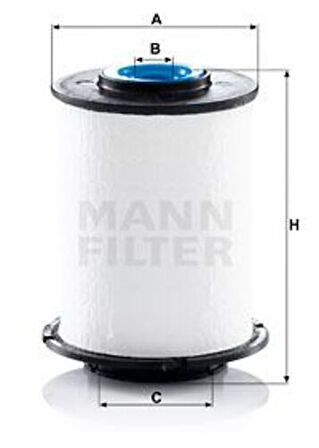 MANN PU7012Z Mazot Filtresi Mokka Mokka 13-A16DTH-B16DTH Aveo T300 1.3 Diesel Tra13-18 B16DTH 96896403