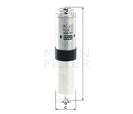MANN WK5010Z Yakıt Filtresi BMW E90 E87 N46 13327823413