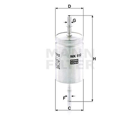 Mann Wk512 Benzin Filtresi Opel Astra G Vectra B Vectra C Corsa C Sıgnum Tıgra B Merıva A Omega B Corsa B Tıgra A Bravo Brava Tempra Marea A2 A3 Cordoba Ibıza II III IV Fabıa Golf V Touran Polo 1.2 1.4 1.6 1.8 2.0 Tırnaklı