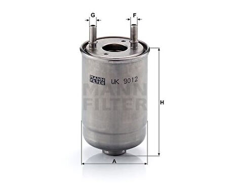 Mann Wk9012X Yakıt Filtresi Mgn Iıı-Scenıc Iıı-Fluence 1.5Dcı