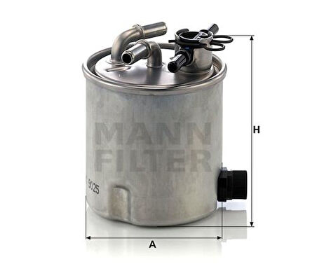 MANN WK9025 Mazot Filtresi Qashqai J10 1.5 2.0 DCI 2007 2012 XTrail 2.0 DCI 2007 2013 Koleos 2.0 2008- 16400-JD50A