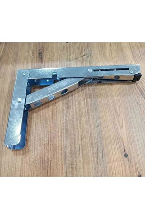 Mandallı Katlanabilir Masa Konsolu 1 Çift Çinko 40cm
