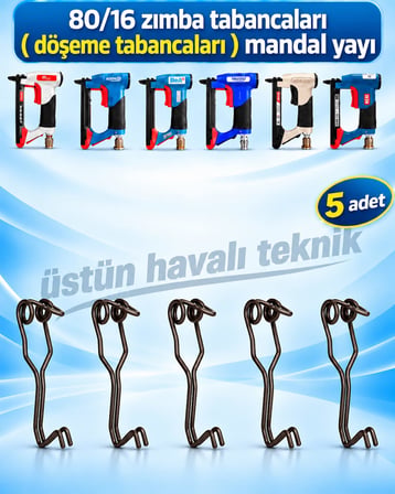 Bea Tipi 80/16 Zımba Tabancaları Mandal Yayı - 5 Adet