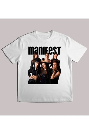 Kız Erkek Çocuk Manifestival Baskılı %100 Organik Pamuk Tshirt