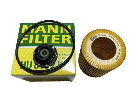 YAĞ FİLTRESİ /(N20-N26) F20-F21-F22-F23-F30-F31-F34-F35-F32-F33-F36-F10-E84 / 11427640862 - HU816ZKIT