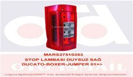 Mars 510353 Stop Lambası Sağ Duysuz Boxer II Jumper II Ducato II 03 06 2202921