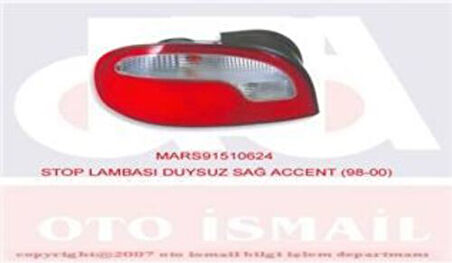 Mars 510624 Stop Lambası Sağ Accent 1998 2000 Duysuz 9240222300