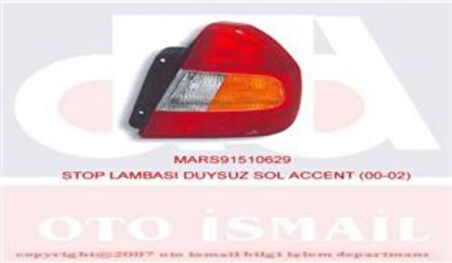 Mars 510629 Stop Lambası Sol Accent Milenyum 00 02 Duysuz 92401-25000