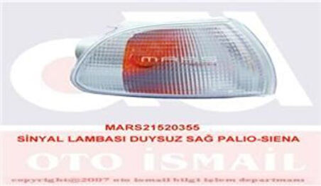 Mars 520355 Sinyal Lambası Sağ Palio Siena 98 02 Duysuz 46537829