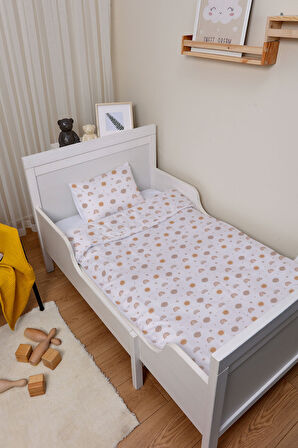 Organik Bebek Boy Nevresim Takımı (100x150) - Güneşli Günler