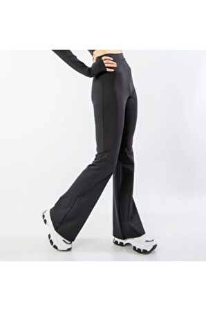 Kadın Siyah Ispanyol Tayt